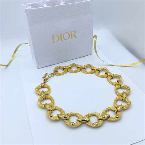 dior chunky necklace